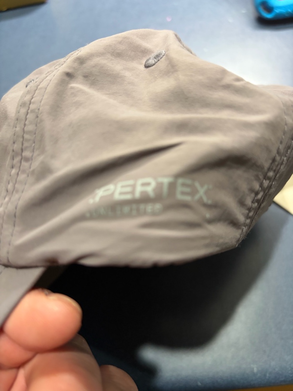 Carhartt Taupe/Gray Logo Cap with Pertex Tags - Picture 2 of 10